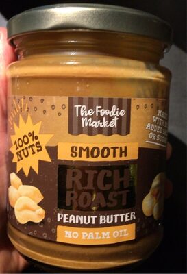 Rich roast peanut butter front packaging