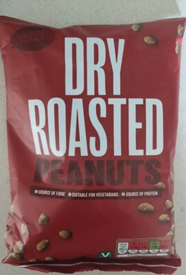 Dry Roasted Peanuts front packaging