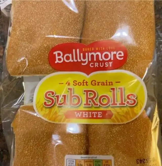 4 Soft Grain Sub Rolls white