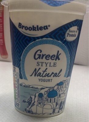 Greek style natural yoghurt