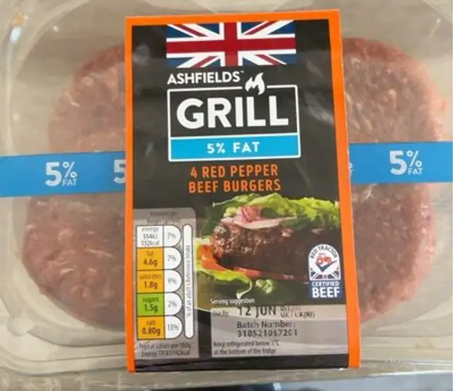 Red pepper burger
