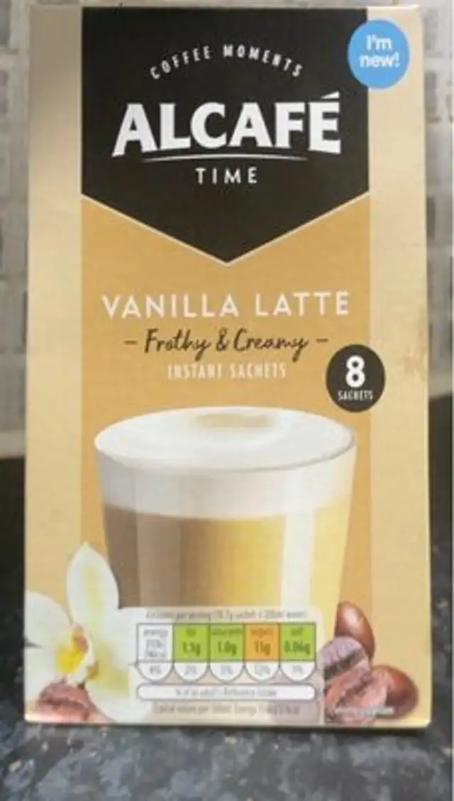 Alcafè vanilla latte