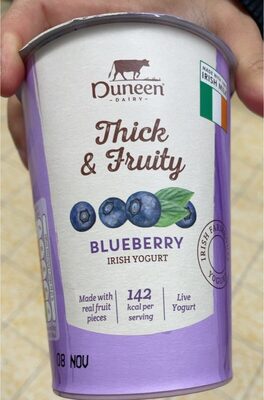 Blueberry irish yogurt