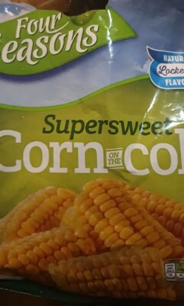 Corn on the cob frozen