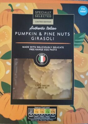 Pumpkin & Pine Nuts Girasoli