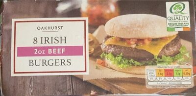 Irish Burgers front packaging