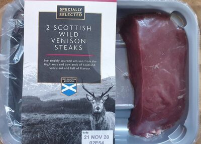 Scottish Wild Venison Steaks