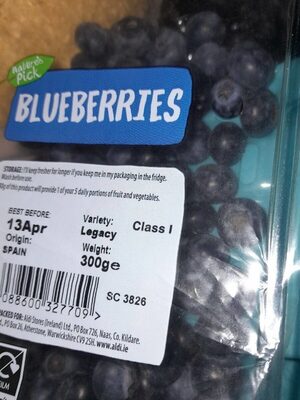 Blueberry front packaging