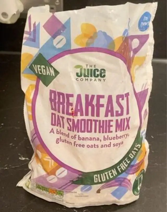 Breakfast oat smoothie mix