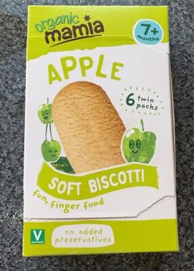 Apple soft biscotti