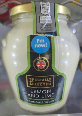 Lemon ans lime farmhouse yougurt