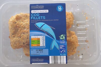 Lightly Dusted Cod Fillets