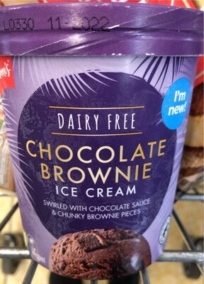 Chocolate brownie ice cream