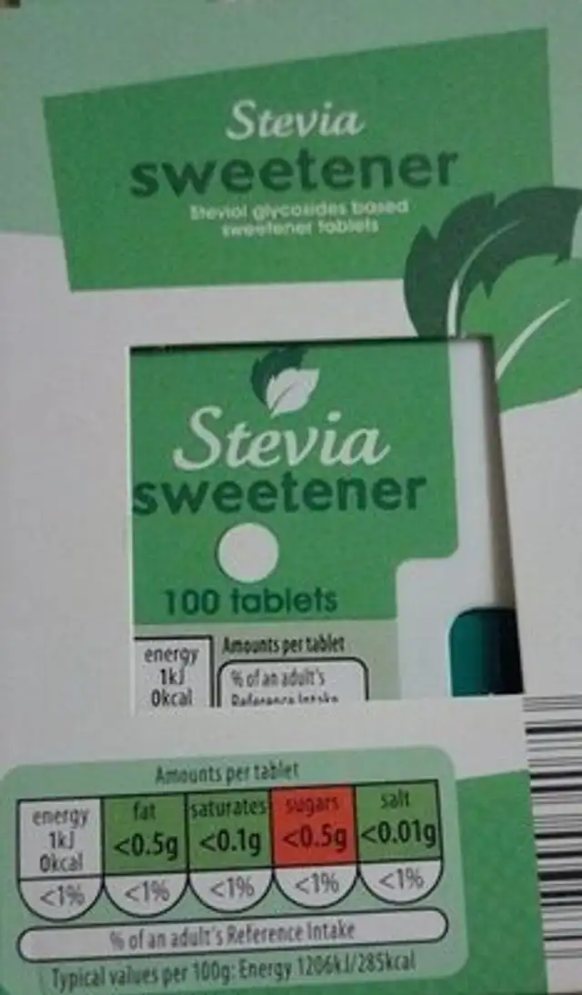 Stevia sweetener