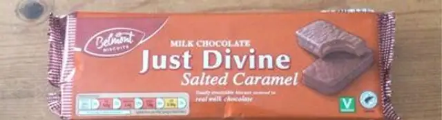 Milk chocolate just divine salted caramel