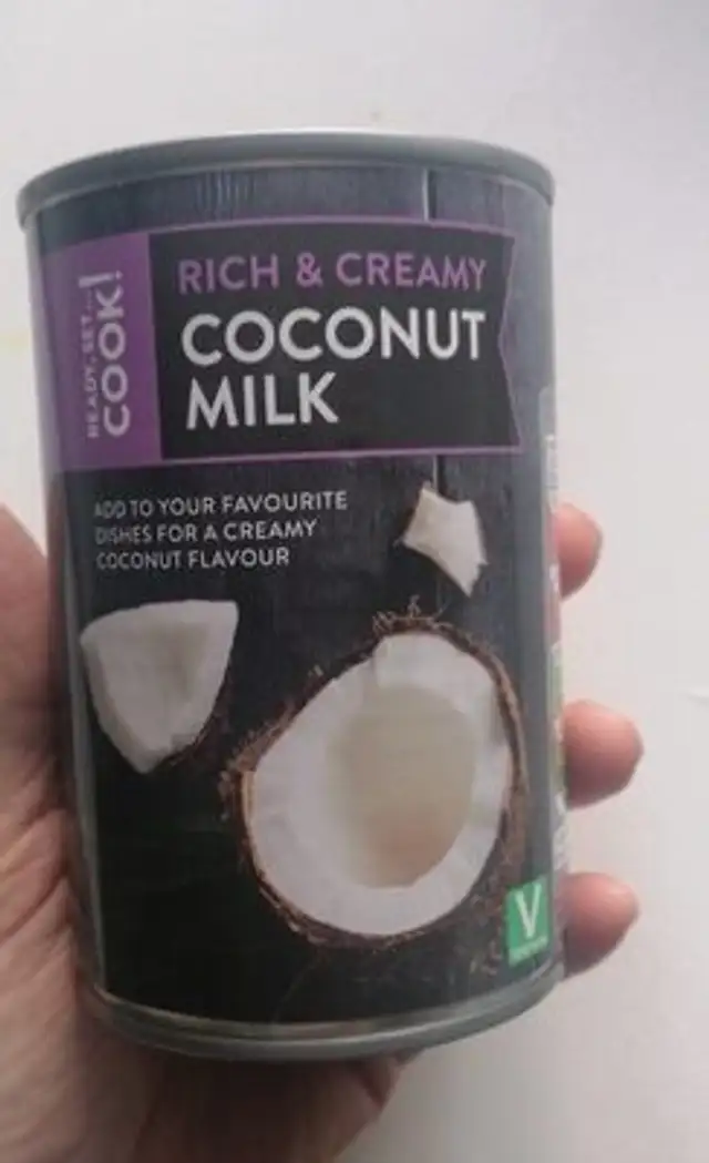 Rich and creamy coconut milk