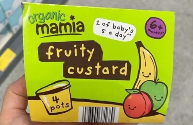 Fruity custard