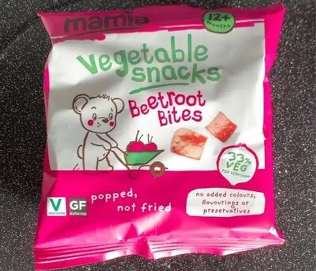Beetroot vegetable snack
