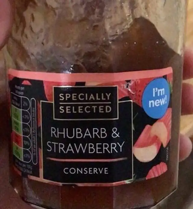 Rhubarb and Strawberry conserve