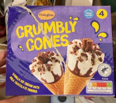 Crumbly cones
