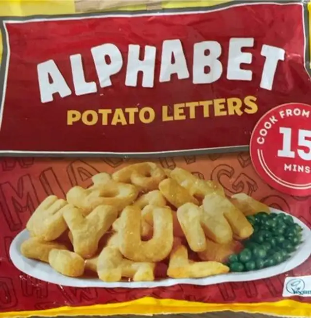 Alphabet Potato Letters