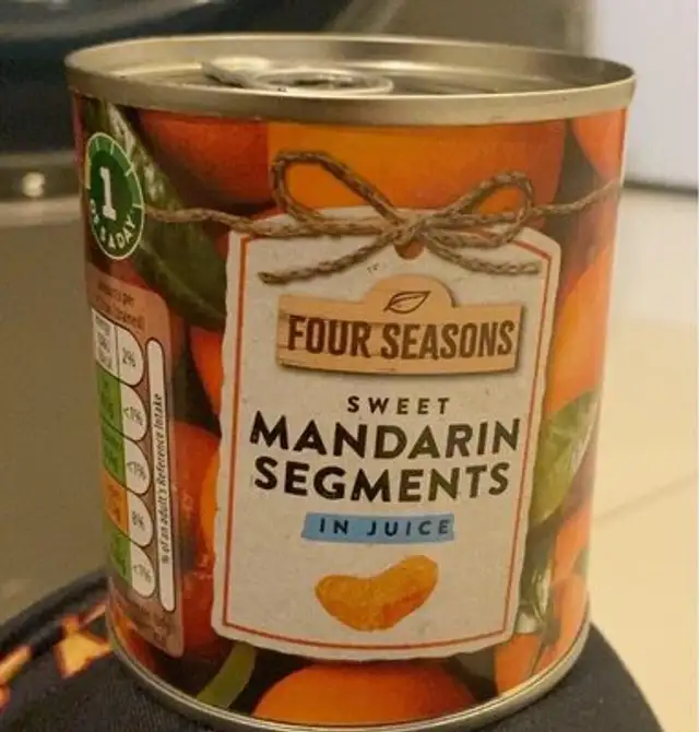 Sweet Mandarin Segments in juice