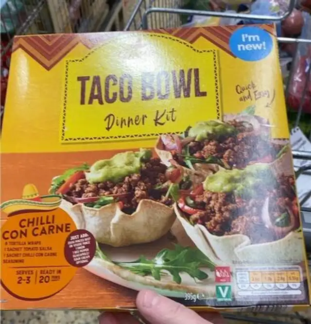 Taco bowl dinner kit