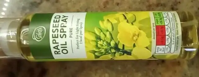 Rapeseed oil spray