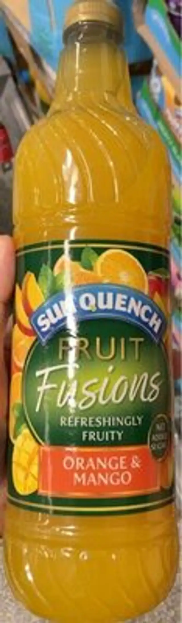 UN QUENCH FRUIT FUSIONS ORANGE & MANGO REFRESHINGL