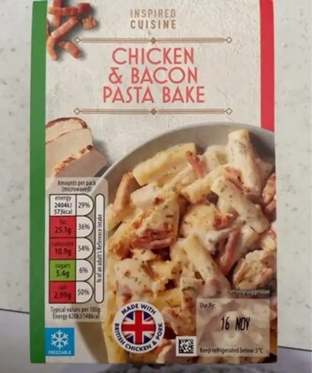 Chicken and Bacon Pasta Bake
