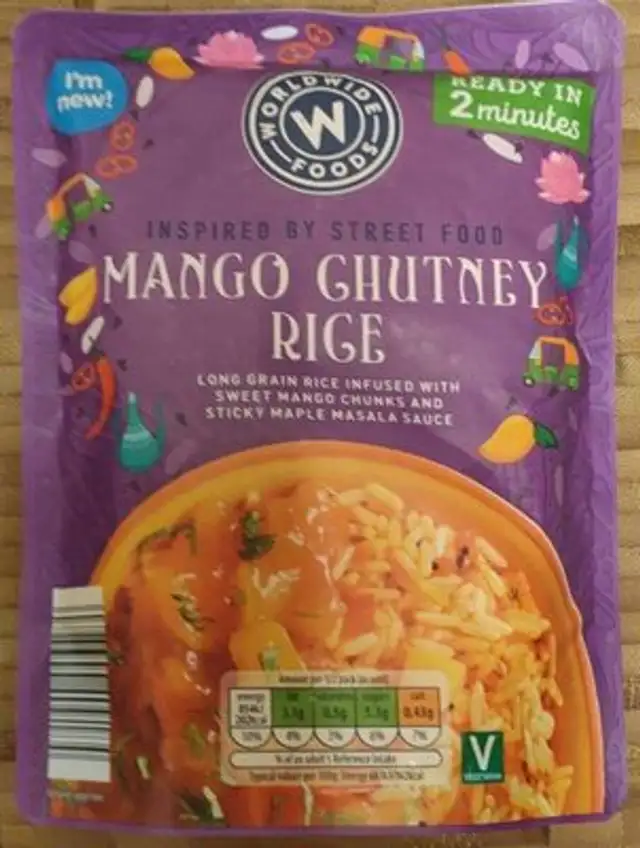 Mango chutney rice