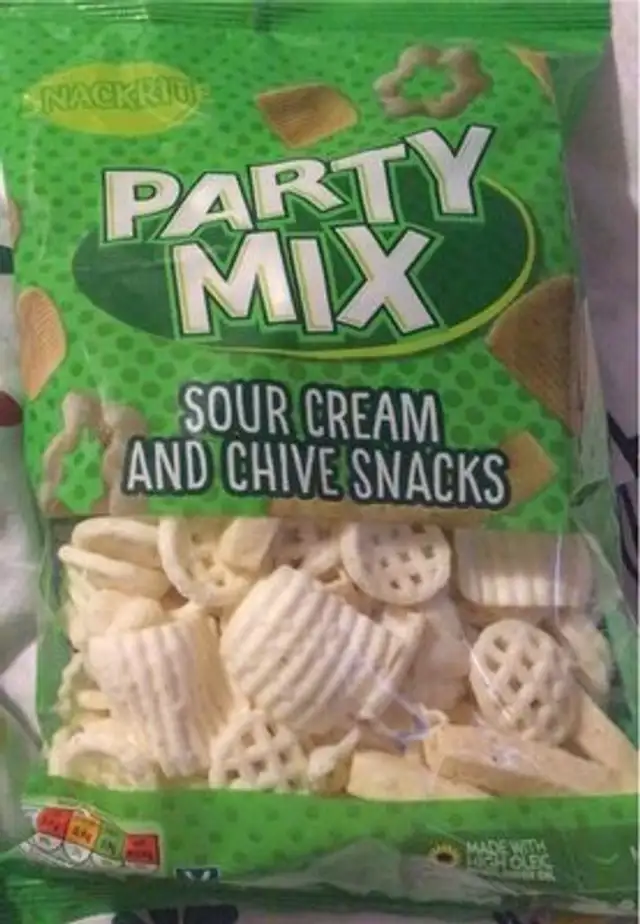sour cream and chive snacks