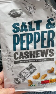 Salt and pepper cashews