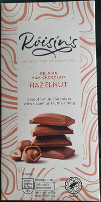 Belgian Milk Chocolate Hazelnut front packaging
