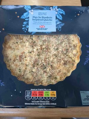 Pigs in Blankets Inspired Quiche