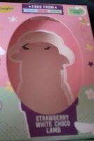 Strawberry white chocolate lamb