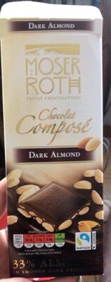 Dark almond chocolate