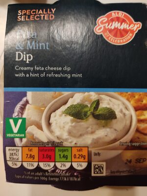 feta and mint dip