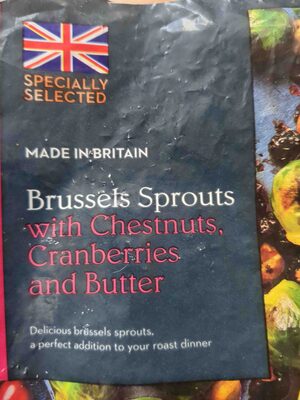 Brussels Sprouts with Chestnuts, Cranberries, and Butter