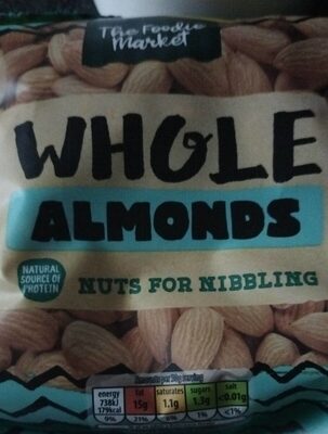Whole almonds