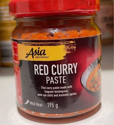 Red Curry Paste front packaging