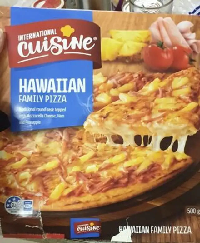 Hawaiian family pizza