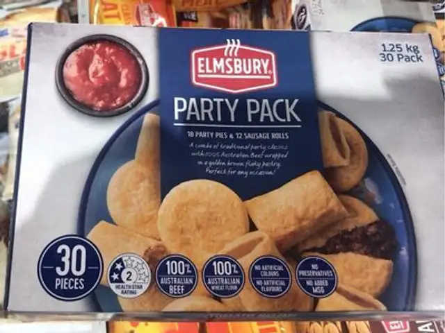 Party pies and sausage roll