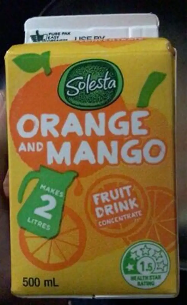 Orange and mango