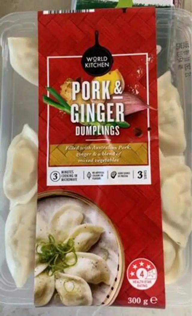 Pork and Ginger dumplings