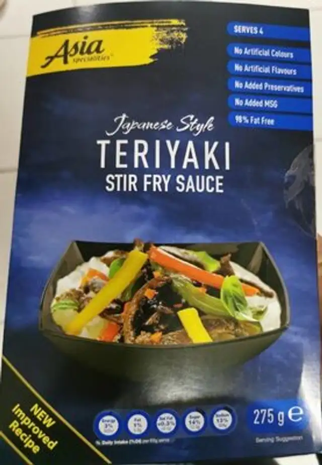 Japanese style teriyaki stir fry sauce
