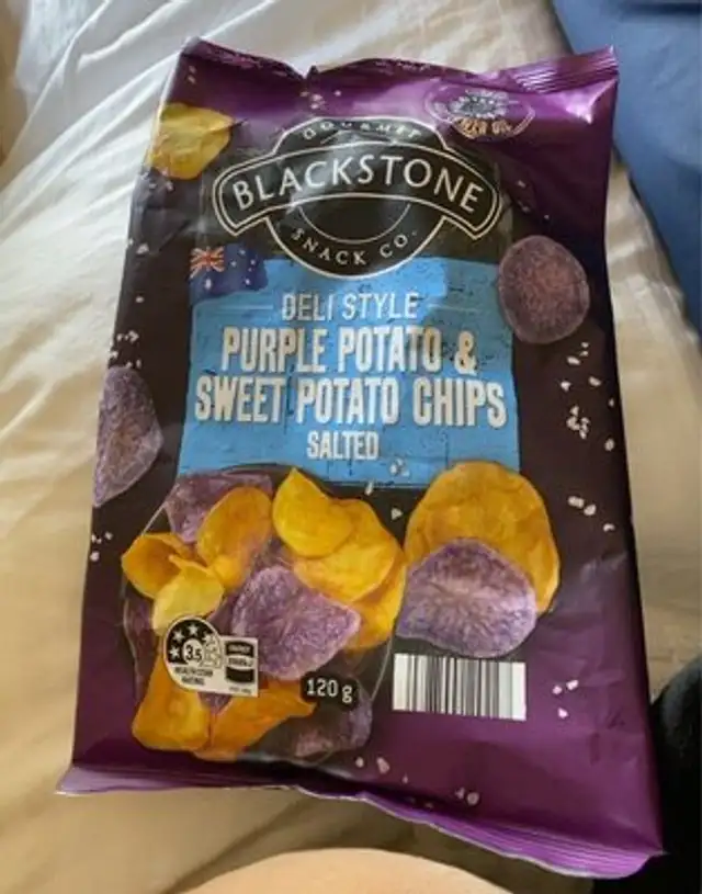 purple potato & sweet potato chips