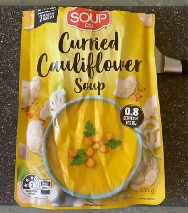 Curried cauliflower soup