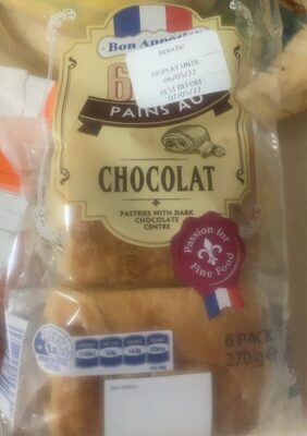 6 pains au chocolate front packaging
