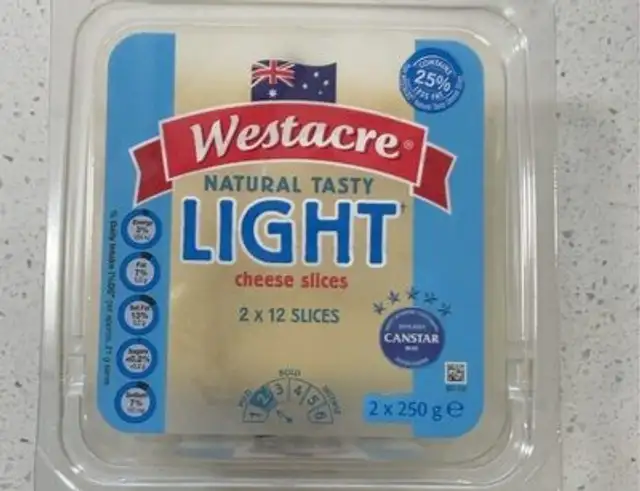 Light Tasty Cheese Slice
